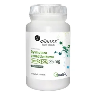 Aliness dysmutaza ponadtlenkowa 25 mg 60 tabletek — zdjęcie 1