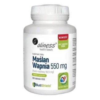 Aliness Maślan wapnia 550 mg tabletki matrycowe 100 sztuk — zdjęcie 1