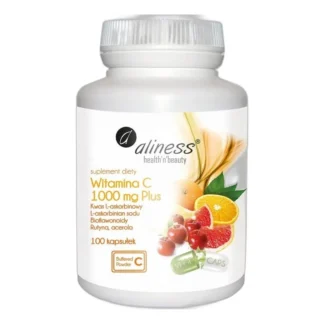 Aliness Witamina C 1000 Plus Bioflawonoidy Rutyna Acerola 100kaps — zdjęcie 1