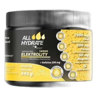 Zestaw elektrolitów z kofeiną w proszku do rozpuszczenia – 345 g, 50 dawek — zdjęcie 1