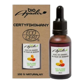 Bio Agadir olej z opuncji figowej 100% do twarzy czysty naturalny 10 ml — zdjęcie 1