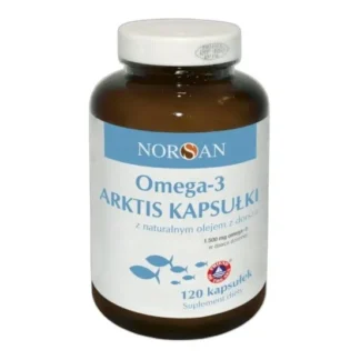 Norsan Omega-3 Arktis 1500 mg kapsułki naturalny olej z dorsza arktycznego — zdjęcie 1