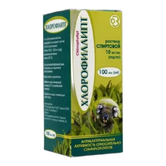 Roztwór chlorofiliptu w alkoholu do kąpieli — zdjęcie 1