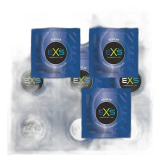 Prezerwatywy EXS Regular Classic 100 Szt Bezpieczne Dopasowane i Nawilżane — zdjęcie 1
