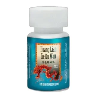 T012 Huang Lian Jie Du Wan Chińskie Zioła 012 Skóra Infekcje Rany 200 kulek — zdjęcie 1