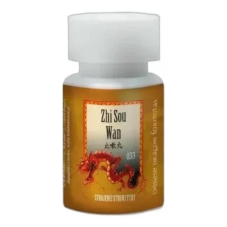 T033 Zhi Sou Wan Chińskie Zioła Drogi Oddechowe Płuca 200kulek — zdjęcie 1