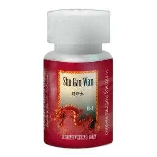 T064 Shu Gan Wan Chińskie Zioła Wzdęcia Trawienie 200kapsułek — zdjęcie 1